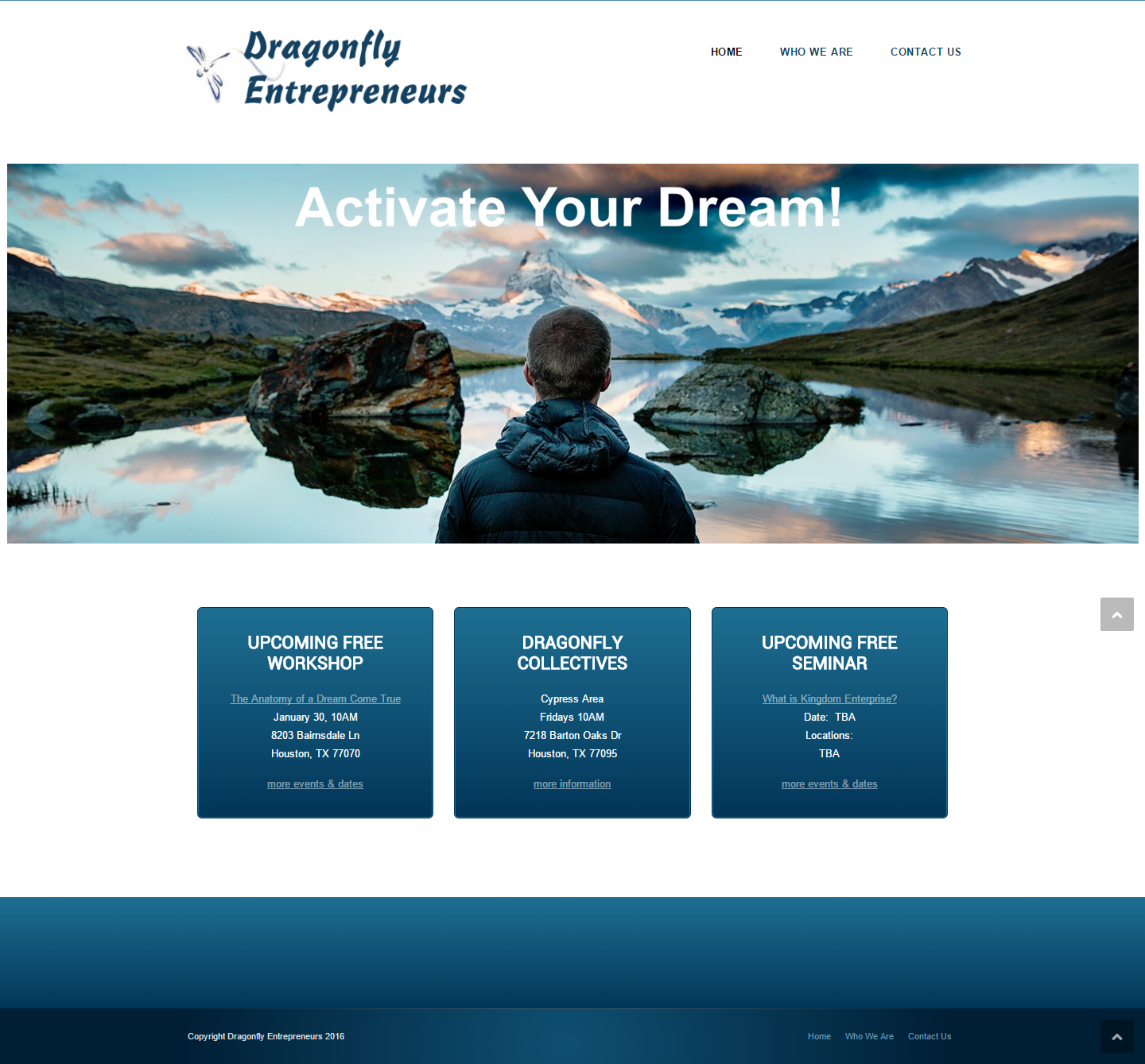 NTEK Creative Web Designed Website - Dragonfly Entrepreneurs