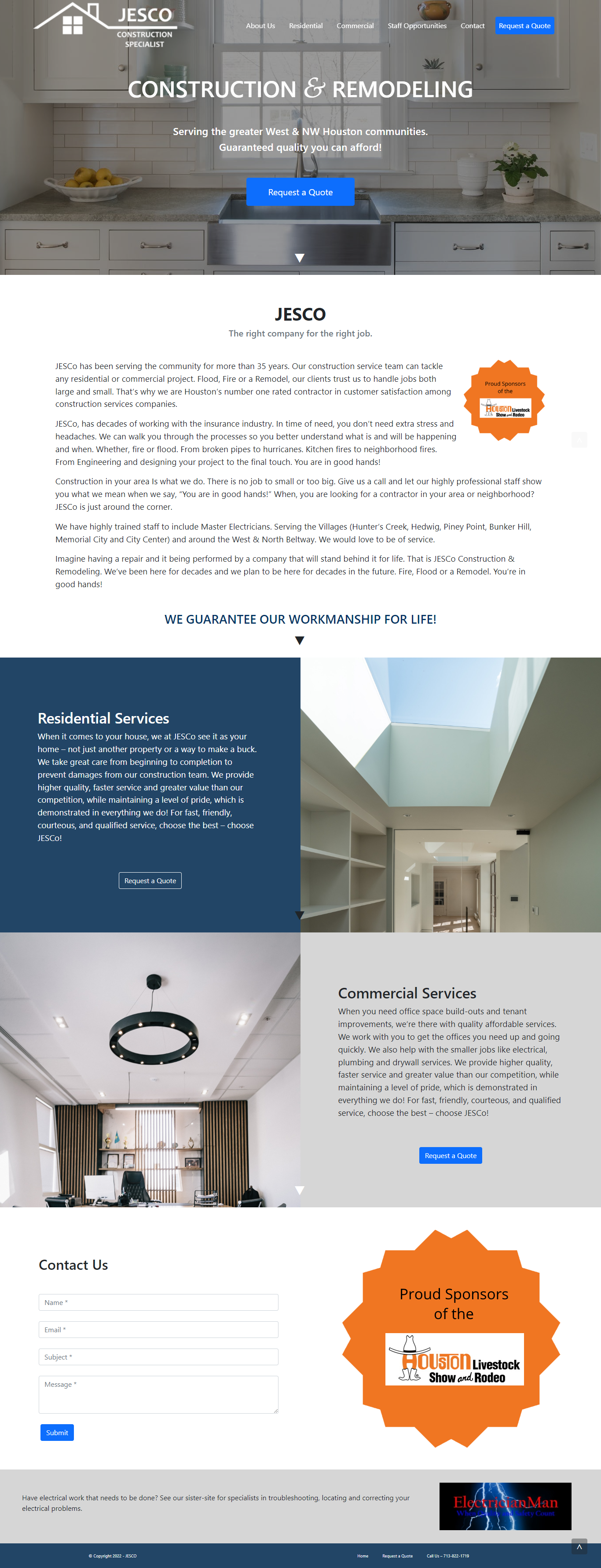 NTEK Creative Web Designed Website - Jesco